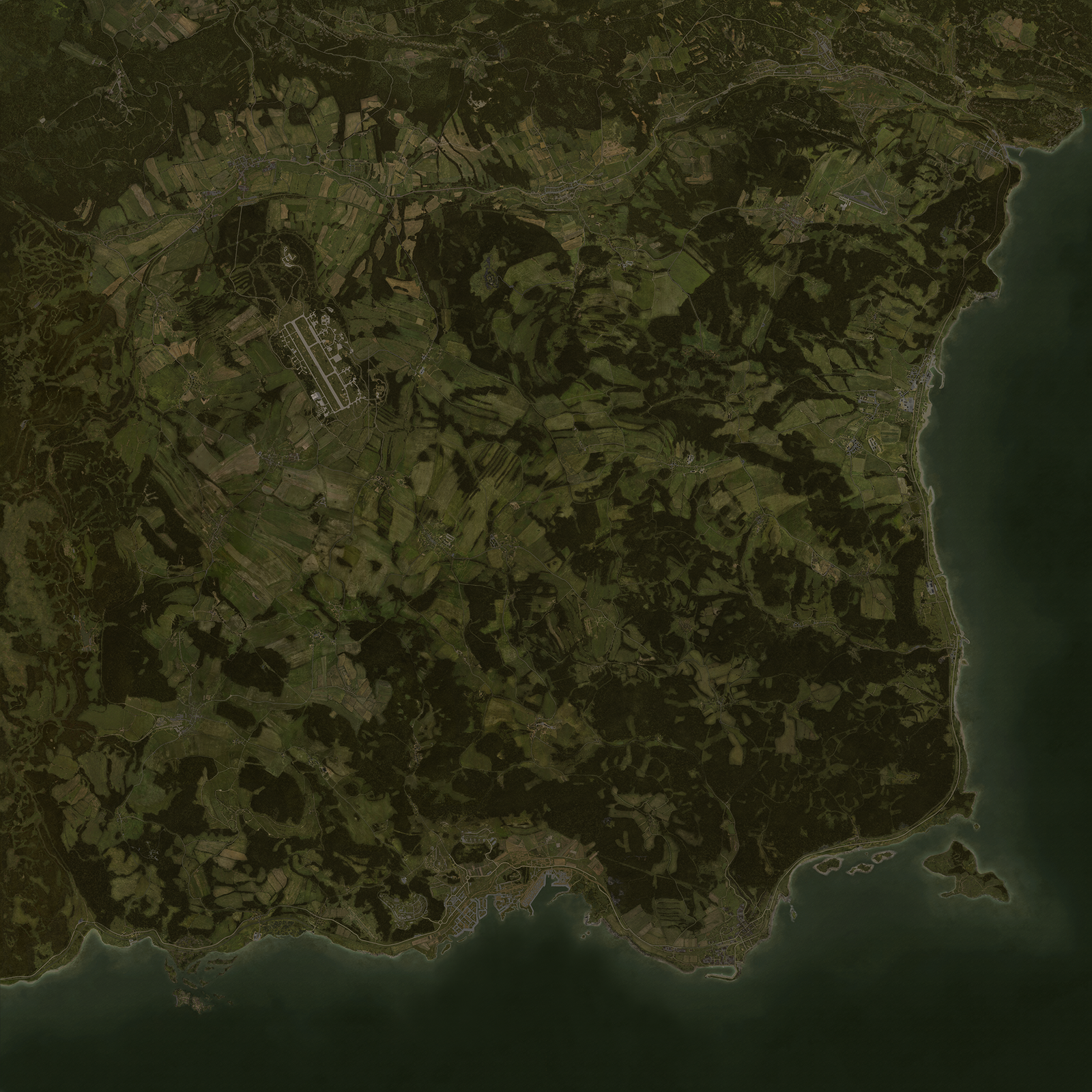 Mapa Chernarus (15360×15360 m)