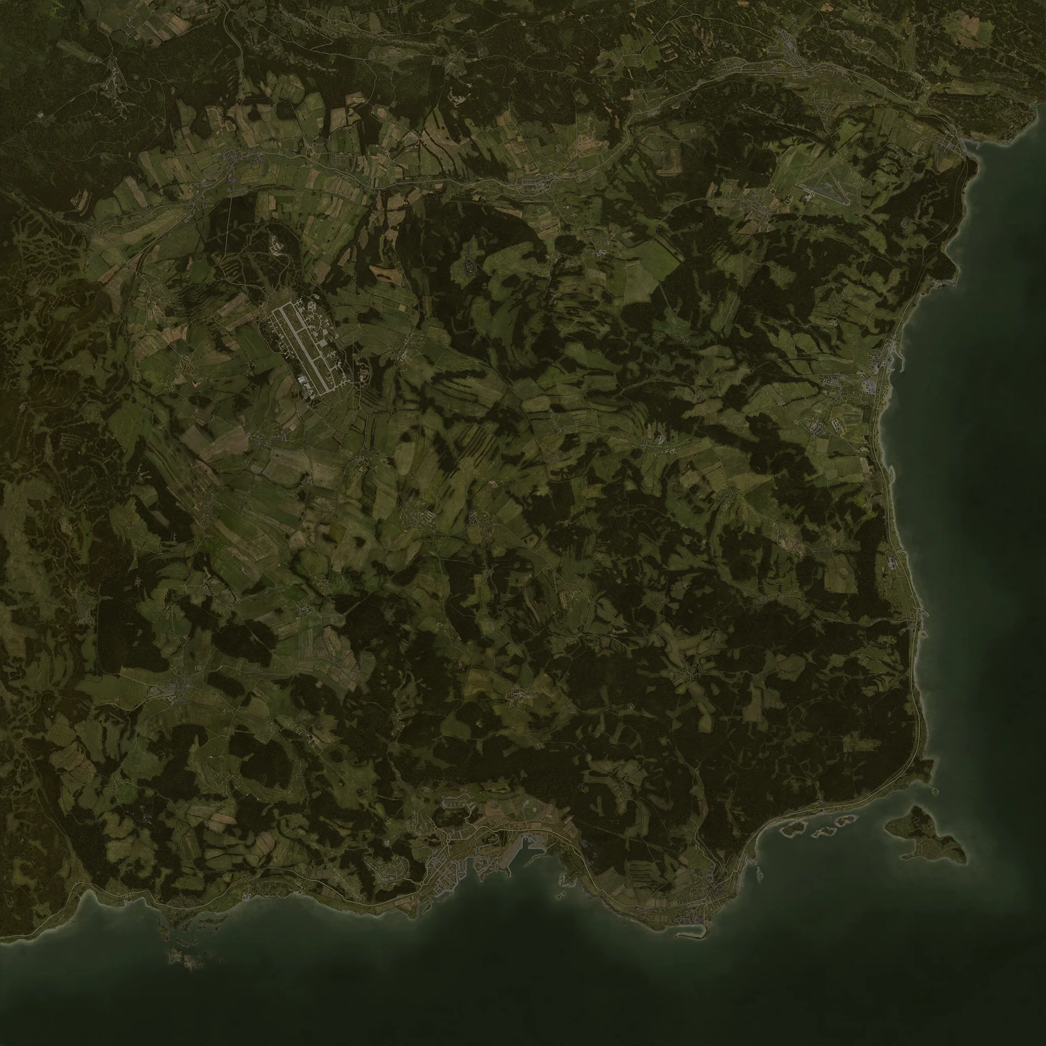 Mapa Chernarus (15360×15360 m)